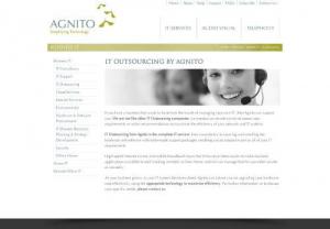 IT Outsourcing Companies UK - Utilising the services of IT outsourcing companies is the best option for small businesses that do not have an IT section in house to handle the relevant work. If you are looking for the best IT Outsourcing Company in the UK, then look no further than Agnito.