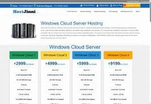 Screenshot of Windows Cloud Server Hosting by HostJinni