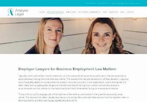Employment Solicitors Manchester - Analysis Legal LLP Employment Solicitors Manchester offer companies comprehensive legal counseling on matters such as employment tribunal support and risk management advice. If you need any legal services in the Manchester area,  then you should consider Analysis Legal LLP Employment Solicitors Manchester.