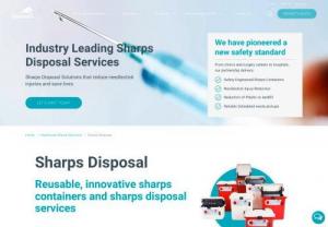 Sharps Disposal - With the safest sharps container in the world, Daniels provide industry-leading services for safe sharps waste disposal that reduces needlestick injuries.