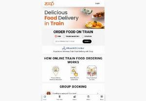 Food Delivery in Trains | Food for Train Journey - Order online or call us @8010802222 for delicious and hygienic food in Train. Zoop India delivers food at your seat at any Indian Railway Station. Zoop India is one of the best railway catering service providers for train journey.