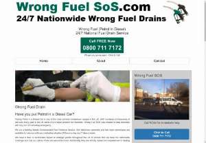 Wrong Fuel In Car SOS: 24/7 Wrong Fuel Correction - Filled up with the Wrong Fuel In Your Car? Petrol in your Diesel car? Call Us SOS NOW! Immediate 24/7 Call-Out. We'll get you back on the road.
