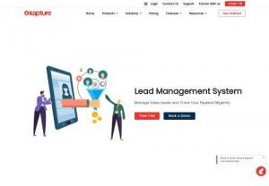 Online Lead Management software | Lead Management CRM | Lead Processing Software | Lead Management Tools | kapture CRM - Kapture CRM enables you to streamline and Unify your Lead management tools. With automated online Lead Management software you can ensure early lead response and manage each enquiry contact.