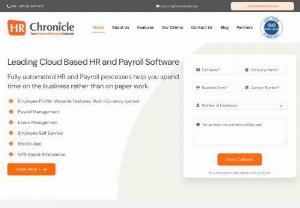 HR Solution,  Payroll Software,  Cloud Based HR UAE,  Dubai,  Oman,  Kuwait - At HR Chronicle,  provide WPS Compatible HR and Payroll Software Solutions system for companies in Dubai,  United Arab Emirates and the Middle East.