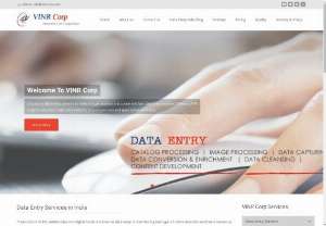 Online Data Entry Services in India – VINR Corp - VINR Corp offers online data entry services in India. Contact us to get accurate and fast data entry services. We maintain accuracy and effectiveness in our work.