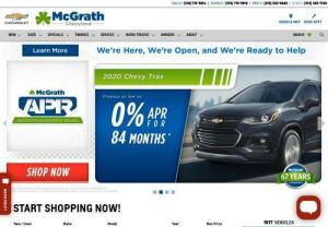 Pat McGrath Chevyland | Car Dealership | Cedar Rapids - Search New or Used Chevy Vehicles for sale here.