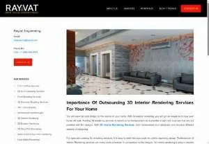 Screenshot of 3D Interior Rendering Services