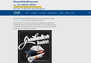 Graduation Booklet - Graduation Booklet @ Discountschoolforms - Enjoy 10% off + free shipping on printing graduation booklet and our satisfaction guarantee on every order.