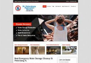 Water Damage Restoration St. Petersburg FL - Water Damage,  Mold And Fire Restoration Services in the St Petersburg,  Clearwater and Tampa area. 24/7 emergency response within 30 minutes. Our mold and fire restoration services are the best in the area.