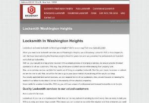 Locksmith Washington Heights | (646) 455-3353 - Looking for locksmith Washington Heights? Call now (646) 455-3353 for rusted, certified and professional locksmith services around the clock.