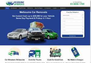 Melbourne Car Removals - We offer instant cash for car Removals Melbourne, cash for cars Melbourne, Cash For old Cars Melbourne. Call us