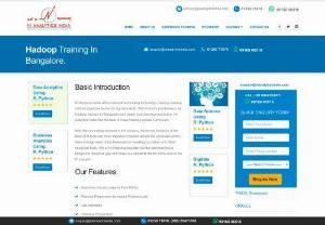 Hadoop training in bangalore - Hadoop Training in Bangalore: Ni Analytics India is one of the best training institute in Bangalore,  Enroll NOW for Big data,  Hadoop Courses.