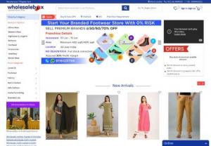 Online Ladies Clothing Wholesaler - WholesaleBox works on B2B format and our main perspective is to provide best online shopping to Shopkeepers in all around the World.