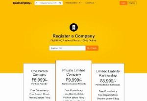 Company and trademark Registration - QuickCompany Legal Services Private Limited is a fast growing successful online business service company based in Gurgaon. Quick company has earned a reputation for itself by offering quick service for registering business in India. QuickCompany headquartered in Guargon,  NCR was initially started by 3 young entrepreneurs in their mid twenties. It employs a team of talented professionals to cater to its expanding business. It is the most used service in India to search and register companies and