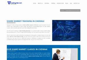 Share Market Classes in Chennai - Looking for study about share market in Chennai and searching best institute in Chennai? We are one of leading training centre for share market classes in Chennai. For more details visit here.