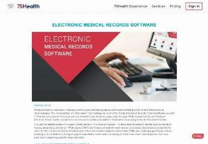 Electronic Medical Records software for doctors,  EMR - 75health - 75Health Web-based Electronic Medical Records Software -innovative and reliable ways to connect with patients,  lay up medical records and enhance care quality
