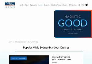 Vivid Sydney Cruises - Magistic - Vivid Sydney is a world-class outdoor event that warms up Sydney during each winter with the most innovative blend of 