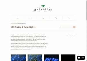 LED String and LED Rope Lights for Home Decor - Oakvalleydecor offers outdoor LED string and LED rope Lights for Home D?cor. Get LED string and LED rope lights at the best price. LED rope lights are available in white or multi-colour LED strands with options for twinkling LED lights or a steady illumination.