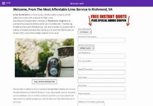 Limo Service & Limousine Rentals In Richmond, VA - Affordable Limousine Rental company in Richmond, Virginia
