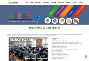Robotic Lab Setup - RoboSpecies offering the best robotic lab setup in Delhi & rest of India.A dedicated team of engineers for supply and support to build a fully functional Robotics Lab.