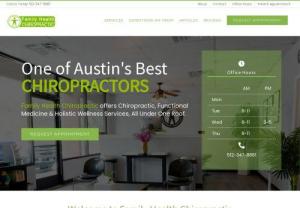 Chiropractor Austin TX | Family Health Chiropractic - Austin Chiropractor specializing in Family Chiropractic, Nutrition and Rehab. Call today to visit Dr. Daniel. Chiropractor Austin TX | Westlake Hills.