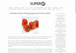 Oleoresin Paprika Demand Is Increasing In Global Market | Super169 - The report includes the prediction and research for the oleoresins market on a national and international level. The research of market, key application markets covered under this study includes food & beverage, flavoring & coloring agent. Oleoresins market is segmented by product into paprika, chili peppers and others