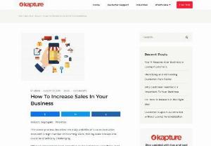 How To Increase Sales In Your Business - To increase sales in your business is the objective of every businessmen but how to increase it is always a question and answer is sales software and sales management software provided by Kapture CRM