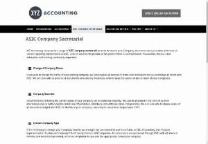 ASIC Company Secretarial | XYZ Accounting - XYZ Accounting provide a range of ASIC company secretarial services to ensure your company documents are up-to-date and meet all current reporting requirements to ASIC.