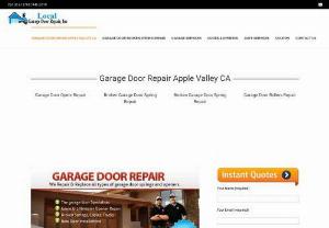 Garage Door Repair Apple Valley CA $19 S.C (760) 946-6310 - Garage Door Repair Apple Valley CA,  Same day service,  broken spring replacement,  opener installation,  door off track repair,   torn Cable  replacement.