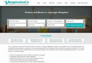 Packers and Movers Bangalore | Move to Anywhere in India - Hire packers and movers in Bangalore at affordable rates for local and domestic shifting. Get free estimates of best packers and movers Bangalore to compare and select the best one.