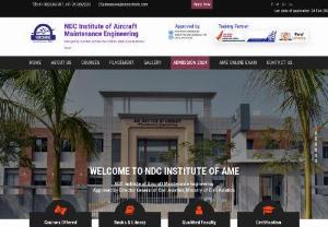NDC Institute of Aircraft Maintenance Engineering - NDC is the only institute in Gujarat that is approved by DGCA,  Ministry of Civil Aviation and Gov. Of India to have both the Mechanical and Avionics Stream