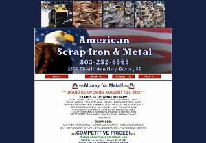 Scrap Yard in Columbia ﻿ - American Scrap Iron and Metal is locally owned with more than 30 years experience in the metal recycling industry. We are conveniently located within the Columbia Metropolitan area.