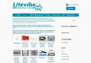 Magnetic Therapy - For ion core and magnetic jewellery that improve your health and vitality choose Litevibe. Official New Zealand and Australian distributor for Infinity Pro.