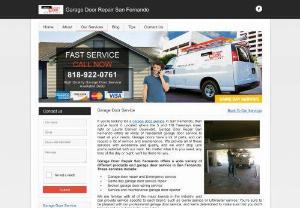 Maintenance Services - Garage Door Repair San Fernando, CA - Trust us for your home garage door repair needs, since we offer fast repair services