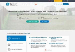 Land Document Verification - Get your Property Verification Online from the Best Law Firms in bangalore for Land Document Verification,  Zippserv ensures doorstep document pick-up & amp; delivery. 100% service guarantee.