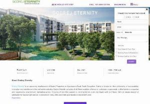 Godrej Eternity - Godrej Eternity is a new pre launch project developed with an better amenities by known Developer,  Godrej Properties. It is located in the prime locality of Kanakapura Road as a part of South Bangalore. Spread over 18 acres of land area. This apartment project comprises with an 2 & 3 BHK configurations. Super built up area ranges from 1000 - 1900 Sq Ft.