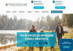 The Avenue Dental Group - #1 Dentist in Spokane Valley & North Spokane - Avenue Dental Care Cosmetic & Sedation Center is the leading dental office for gentile care in Spokeane Valley & North Spokane, WA. For Emergency & general dental service, call us today.