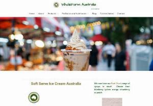 WholeFarm Australia Pty Ltd - Follow more avenues of enjoyment in the summer season by having delicious ice-creams whenever you want to beat the heat! You can acquire soft serve ice cream and soft serve ice cream mix along with many other desserts and bakery products from WholeFarm Australia Pty Ltd. For more information,  contact us!