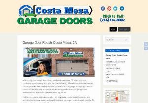 24 Costa Mesa Garage Door Repair - 24 Costa Mesa Garage Door Repair - We are a Family owned and managed company. We are Open twenty-four Hours a day,  Situated in Costa Mesa,  CA and supply professional repair and installation services all over the surrounding areas. We provide a trustworthy and dependable service,  Customer service is our first priority.