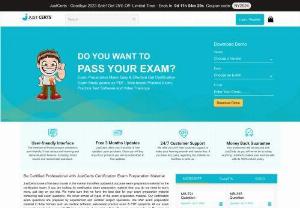 Justcerts exams dumps - JustCerts provides certification exam preparation material,  in multiple formats,  to insure your success and high grades in first attempt. Select the exam,  prepare,  practice and pass for sure.