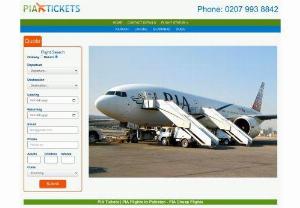 PIA Tickets - Search and book discounted PIA flights to Pakistan
