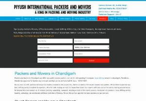 Piyush Packers And Movers In Chandigarh - Cheap Movers And Packers In Chandigarh | Packers & Movers In Chandigarh | Office Movers And Packers In Chandigarh | Best Packers & Movers In Chandigarh |
