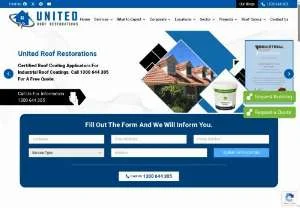 Screenshot of Roof Restoration Sydney, Canberra, and Wollongong