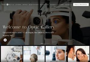 Optic Gallery - Optic Gallery\'s optometrists look forward to serving all of your family\'s eye and vision care needs including eye exams,  contact lens exams,  LASIK and cataract evaluations,  and treatment of eye disease.