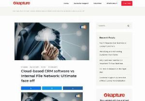 Kapture CRM blog - CRM Features,  updates,  News | CRM Business Blog | CRM Benefits - For an organization undergoing phases of technological transition,  choosing between a CRM-based cloud services and organization file network remains a hard choice. Kapture CRM.