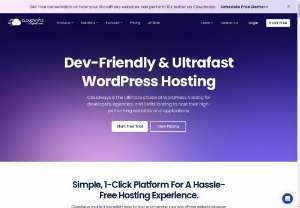Managed WordPress Hosting on Optimized Cloud Servers - Secure WordPress hosting platform on managed cloud servers for high speed performance. Free SSL,  cache,  auto backups,  staging sites and 24/7 live support.
