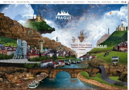 Screenshot of Prague Eventery - A leading DMC for event management