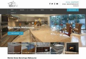 IStonz - It is iStonz at whose door the market prefers to knock whenever any demand for stone benchtops in Melbourne is surfaced. We are a one-stop shop for a variety of marble benchtops in Melbourne. Buyers can acquire benchtops in a number of shapes,  sizes,  textures,  finishes,  colours and cuts. Also,  we can process bulk demands in a quick way.