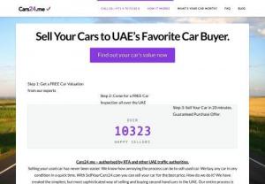 Sell your car for the highest price. - Get the best price for your car in the UAE. Fast and reliable service approved by Emirates Traffic Authorities.