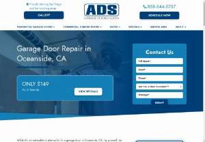 Garage Door Repair Oceanside, CA | ADS Automatic Door Specialists - We offer the best Garage Door Repair services in Oceanside, CA. Professional, fast, and always courteous. Call for a free quote now: (858) 450-0389.